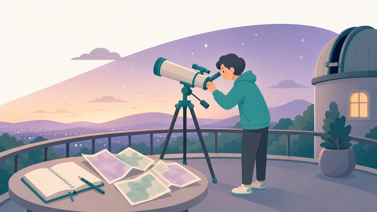 探索の世界のイラスト
